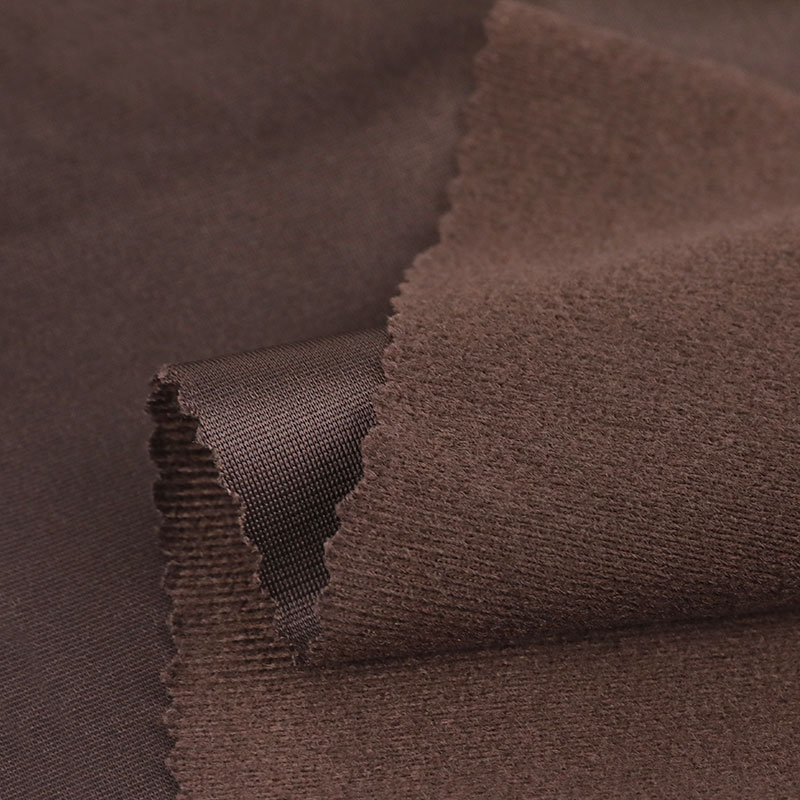 120-130gsm 100% Polyester Sweatshirt Tricot brush Fabric